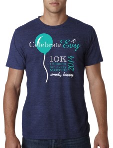 Celebrate Evy 10K Run T-shirt
